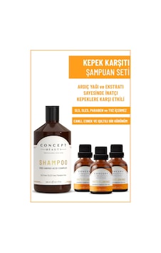 Concept Beauty Kepek Karşıtı Şampuan 240 ML + Flaking Kepek Karşıtı Shot 3 x 20 ML Concept Beauty Kepek Karşıtı Şampuan 240 ML + Flaking Kepek Karşıtı Shot 3 x 20 ML