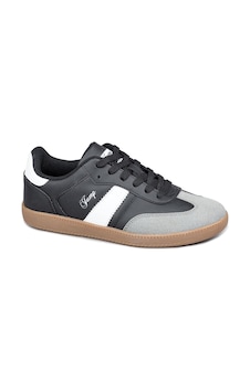 Jump 29967 Siyah - Beyaz - Gri Kadın Sneaker Günlük Spor Ayakkabı