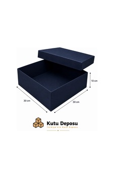 30x30x10 Cm Hediye Kutusu-lacivert 1 Adet 30x30x10 Cm Hediye Kutusu-lacivert 1 Adet