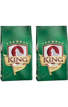 King Plus Cat Tavşanlı Yetişkin Kedi Maması 2 x 1500 G