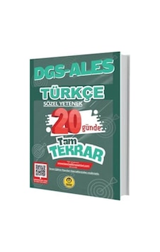 Dgs Ales Türkçe 20 Günde Tam Tekrar Soru Bankası / Kolektif