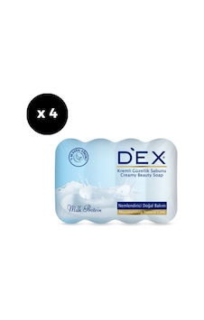Dex Milk Protein Nemlemdiricili Doğal Sabun 4'lü 4 x 70 G Dex Milk Protein Nemlemdiricili Doğal Sabun 4'lü 4 x 70 G