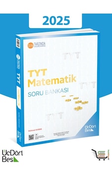 Üçdörtbeş Yayınları Tyt Matematik Soru Bankası 2024 Uyumlu Yeni Baskı