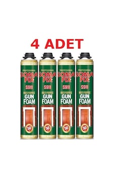 4 Ad Somafix Tabancalı Poliüretan Köpük Iç Çelik Kapı Montaj 4 Ad Somafix Tabancalı Poliüretan Köpük Iç Çelik Kapı Montaj