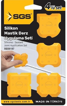 Sgs 6187 Silikon Mastik Derz Çekme Aparatı 4 Parça Sgs 6187 Silikon Mastik Derz Çekme Aparatı 4 Parça
