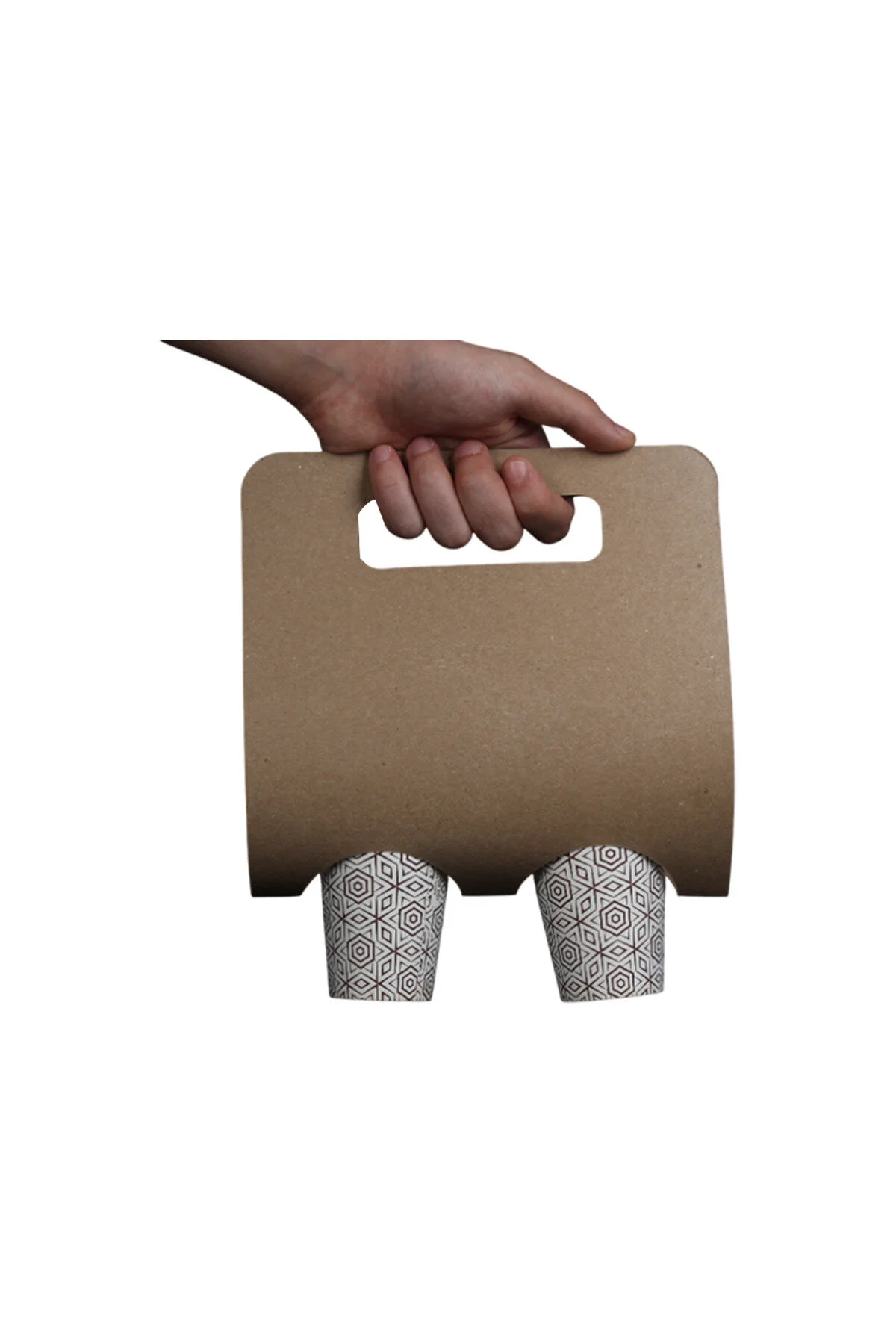 Arton Bardak Taşıyıcı 2li 50 Adet Kartonbardaktaşıyıcı2li, One Size