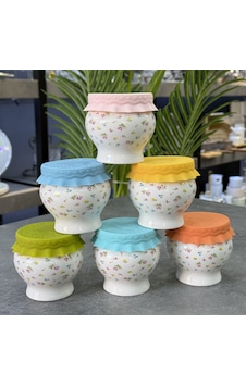 Acar Enjoy Silikon Kapaklı 6 Lı Kavanoz Seti - 150 Ml Diğer