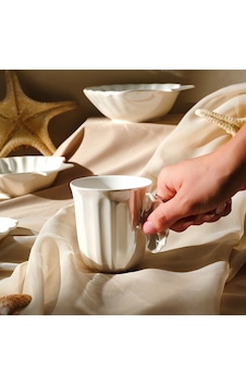 Karaca İstiridye Kupa 280 Ml Beyaz Karaca İstiridye Kupa 280 Ml Beyaz