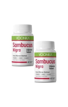 Voonka Sambucus Nigra 42 Çiğneme Tablet 2 Adet Voonka Sambucus Nigra 42 Çiğneme Tablet 2 Adet
