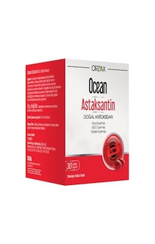 Ocean Astaksantin 30 Kapsül Ocean Astaksantin 30 Kapsül
