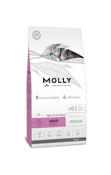Molly Light Sterilised Tavuklu Kısırlaştırılmış Yetişkin Kedi Maması 2 KG Molly Light Sterilised Tavuklu Kısırlaştırılmış Yetişkin Kedi Maması 2 KG
