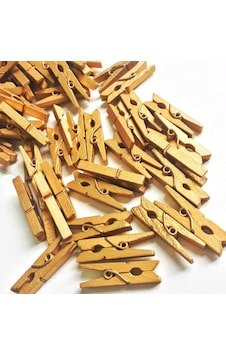 100'lü Gold Ahşap Mandal 2.5cm 10'lu Paket-1000 Adet 40 x 19 100'lü Gold Ahşap Mandal 2.5cm 10'lu Paket-1000 Adet 40 x 19