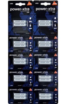 Power-xtra Lr03/aaa Size Alkaline Pil - 20li Blister Power-xtra Lr03/aaa Size Alkaline Pil - 20li Blister