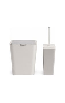 Flıp 2 Lı Banyo Setı Koyu Bej