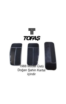 Knmaster Tofaş Uyumlu Pedal Lastiği Takım Set Gaz Fren Debriyaj 1988-2002 Arası