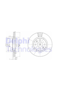 Delphı Bg2448 Ön Fren Diski R21 89 94 2.0ie 2.1 D Turbo 264.5x20.5x4delik 7700764193-7701467955 1 Takım -ıdır Delphı Bg2448 Ön Fren Diski R21 89 94 2.0ie 2.1 D Turbo 264.5x20.5x4delik 7700764193-7701467955 1 Takım -ıdır