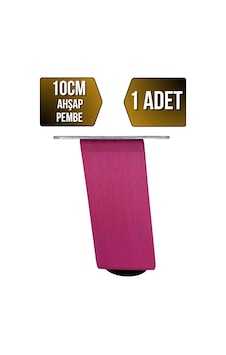 Kale Eğimli Ayarlı Ahşap Ayak Mobilya Masa Ve Dolap Ayağı Pembe 10cm 1 Adet Kale Eğimli Ayarlı Ahşap Ayak Mobilya Masa Ve Dolap Ayağı Pembe 10cm 1 Adet