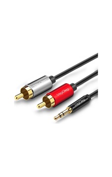 3.5mm Aux To 2 Rca Ses Kablosu 3 Metre