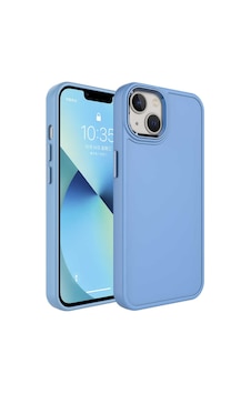Mavi Apple Uyumlu iPhone 13 Kılıf Mat Renkli Ekstra Korumalı Silikon Kapak Mavi Apple Uyumlu iPhone 13 Kılıf Mat Renkli Ekstra Korumalı Silikon Kapak