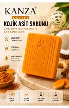 Kojise Kojic Asit Sabunu, Zerdeçal Ve Kojik Asit Etkisi Ile Leke Karşıtı Kojik Asit Sabunu Organik - 702175405 Diğer