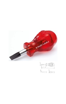 İzeltaş 4110 Kraft Topaç Düz Tornavida 6,5x25
