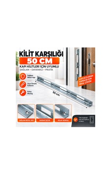 Kilit Karşılığı Köşebent 50 Cm Gri - 922945667