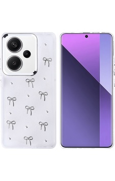 Xiaomi Redmi Note 13 Pro Plus 5g Kılıf Airbag Tasarımlı Simli Şeffaf Zore Kutup Kapak Fiyonk
