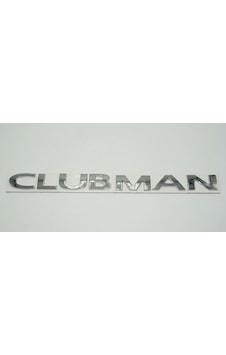 Mını Clubman Yazı Krom Mını Clubman Yazı Krom