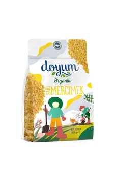 5 Adet Doyum Organik Sarı Mercimek 1kg 5 Adet Doyum Organik Sarı Mercimek 1kg