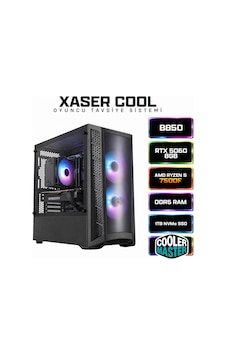 Xaser Cool X40 R5-7500F 32 GB 1 TB SSD 8 GB RTX5060 Dos Masaüstü Oyuncu Bilgisayarı Xaser Cool X40 R5-7500F 32 GB 1 TB SSD 8 GB RTX5060 Dos Masaüstü Oyuncu Bilgisayarı