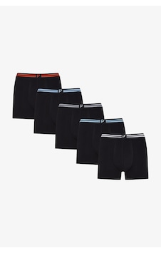 Penti Erkek Renkli Solid Black Çoklu Boxer Penti Erkek Renkli Solid Black Çoklu Boxer