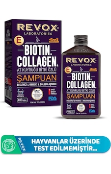 Revox Biotin ve Collagen At Kuyruğu Bitki Özlü Şampuan 400 ML