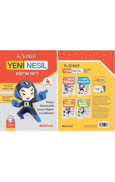 4. Sınıf Yeni Nesil Eğitim Seti -  Bloktest Yayınları