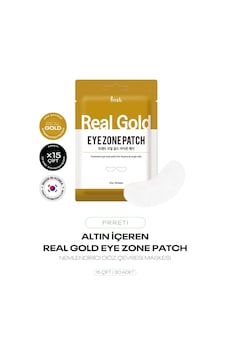 15 Çift Nemlendirici Aydınlatıcı Altın İçeren Göz Altı Maske Seti Real Gold Eye Zone Patch 15 Çift Nemlendirici Aydınlatıcı Altın İçeren Göz Altı Maske Seti Real Gold Eye Zone Patch