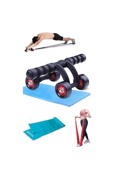 4 Tekerlekli Mekik Spor Aleti Yoğa Pilates Bandı Diğer 4 Tekerlekli Mekik Spor Aleti Yoğa Pilates Bandı Diğer