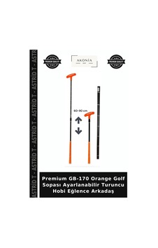 Premium Gb-170 Orange Golf Sopası Ayarlanabilir Turuncu Hobi Eğlence Arkadaş Premium Gb-170 Orange Golf Sopası Ayarlanabilir Turuncu Hobi Eğlence Arkadaş
