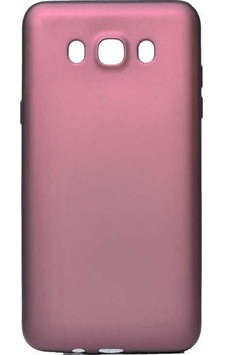 Galaxy J7 2016 Kılıf Zore Premier Silikon Kapak Mürdüm
