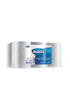 Belleza Standart Jumbo Tuvalet Kağıdı 12 Rulo 96 M 4 KG Belleza Standart Jumbo Tuvalet Kağıdı 12 Rulo 96 M 4 KG