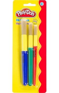 Play Doh Ilk Fırçam 3`lü Fırça Seti Play Doh Ilk Fırçam 3`lü Fırça Seti