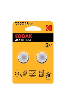 Kodak Cr2025 Ultra Lityum Para Pil 2'li Kodak Cr2025 Ultra Lityum Para Pil 2'li