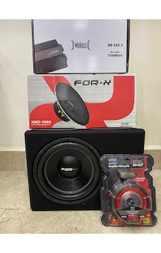 Forx Paket Set 30cm Bass 20cm Midrange Mobass 4kanallı Anfi 2400w Forx Paket Set 30cm Bass 20cm Midrange Mobass 4kanallı Anfi 2400w