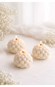 El Yapımı Bubble Mum 3 Lü Set Minimal Pinterest Stil Ev Dekoru Beyaz - 855558681 Beyaz El Yapımı Bubble Mum 3 Lü Set Minimal Pinterest Stil Ev Dekoru Beyaz - 855558681 Beyaz