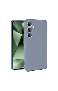 Samsung Galaxy Uyumlu  S24 Fe Kılıf Nano İçi Kadife Silikon - Gri Diğer