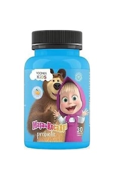 Voonka Kids Maşa İle Koca Ayı Probiyotik 30 Çiğneme Tableti 8683655089013