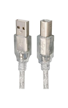 S-link Sl-u2007 7 Metre Usb2.0 Yazıcı Kablosu Şeffaf Kalın Örgülü Yazıcı Ve Tarayıcı Bağlantı Kablosu S-link Sl-u2007 7 Metre Usb2.0 Yazıcı Kablosu Şeffaf Kalın Örgülü Yazıcı Ve Tarayıcı Bağlantı Kablosu
