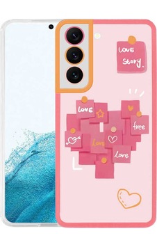 Galaxy S22 Plus Kılıf Zore M-fit Desenli Kapak Love Story No2 Galaxy S22 Plus Kılıf Zore M-fit Desenli Kapak Love Story No2