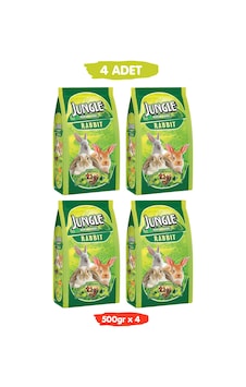 Özel Tahıllı Premium Vitaminli Tavşan Yemi 500gr X 4 Adet Özel Tahıllı Premium Vitaminli Tavşan Yemi 500gr X 4 Adet