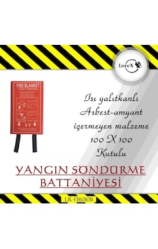 Lorex Lr-Fb1010B Yangın Battaniyesi 100 x 100 Lorex Lr-Fb1010B Yangın Battaniyesi 100 x 100