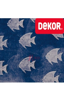 Dekor Sevimli Balık Baskısı 9X7 Cm 1334 Dekor Sevimli Balık Baskısı 9X7 Cm 1334