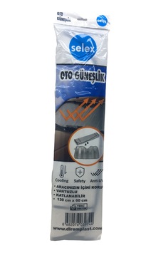 Eko Oto Araç Güneşlik Vantuzlu 130x60cm 5570 Çok Renkli Eko Oto Araç Güneşlik Vantuzlu 130x60cm 5570 Çok Renkli